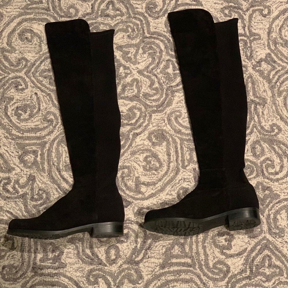 Stuart Weitzman Suede 5050 Over the Knee Boots